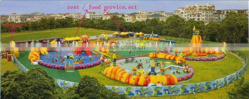 high quality inflatable water park / big inflatables commercial water park games / new inflatable aqua park