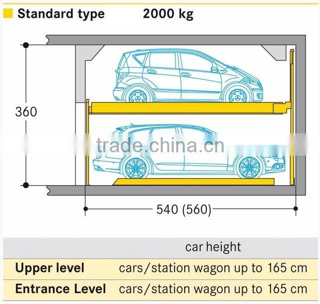 stack garagecar parking system (combilift-L550)