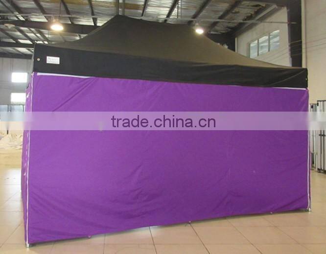 3m x6m small hexagon folding gazebo with window and door walls