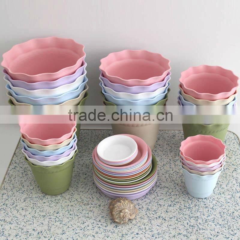 wholesale desktop plastic flower pot