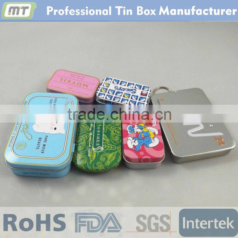 whole selling high quality round tin can with clear window