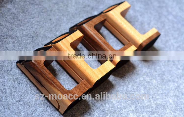 Strong and light Natural wood watch stand watch display stand for apple watch