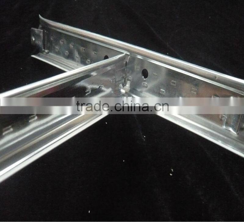 Good quality suspended gypsum ceiling t grid/t bar with factory price