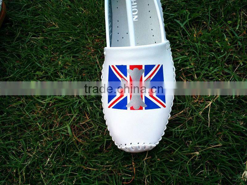 in factory supply fashion women's shoes non slip flat shoes england london wind sexy ladies shoes wholesale OEM processing