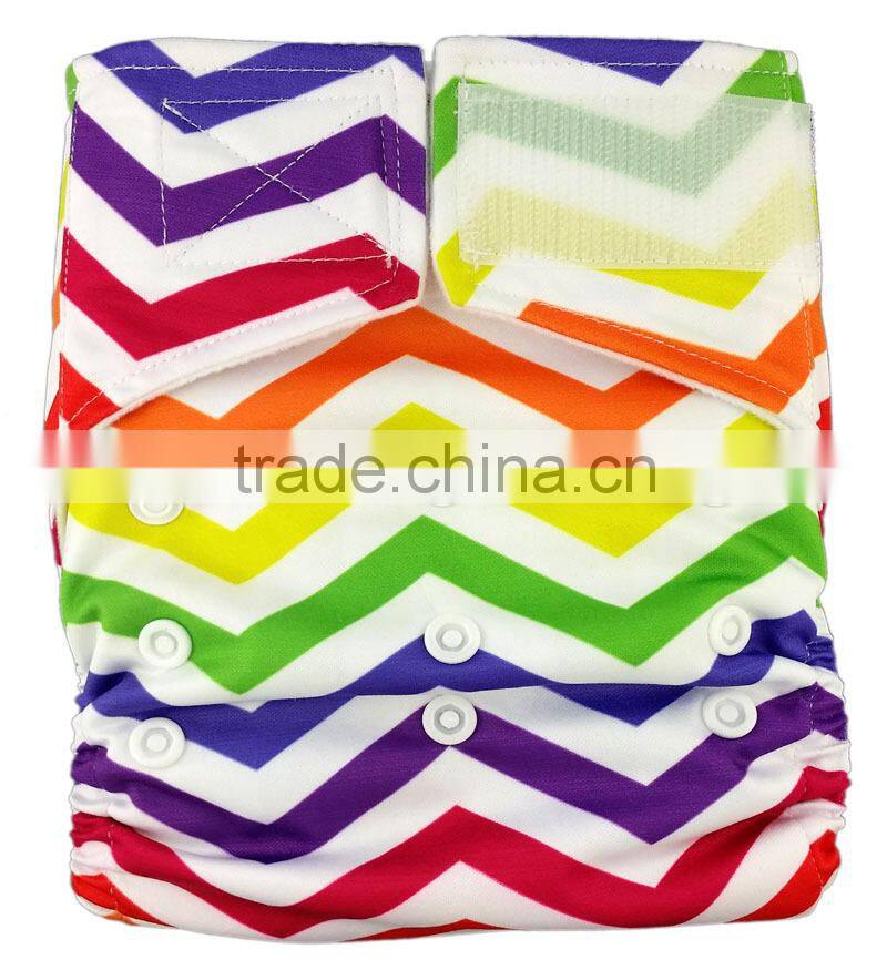 Made in China eco-friendly printed organic mom love baby diaper