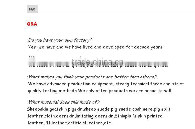 Women classic black faux suede gloves with rabbit fur ball