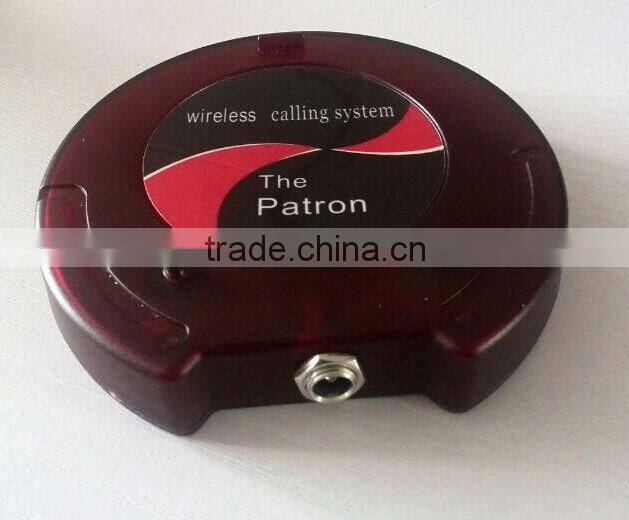 HOT SELL Wireless guest paging system Restaurant calling Transmitter wireless coaster pager