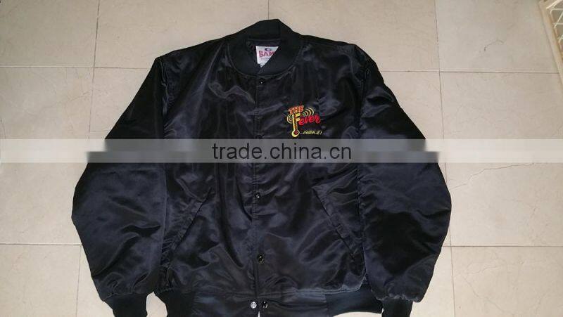 men drive bomber satin varsity jacket,custom man drive baseball jacket,custom made drive letterman satin jacket