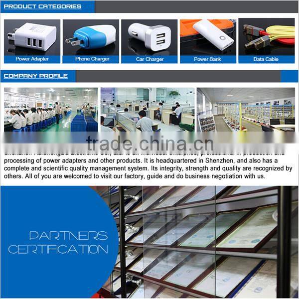 hot sale oem black and white led flashing 4 port 5v 6.8a charger for iphone 6