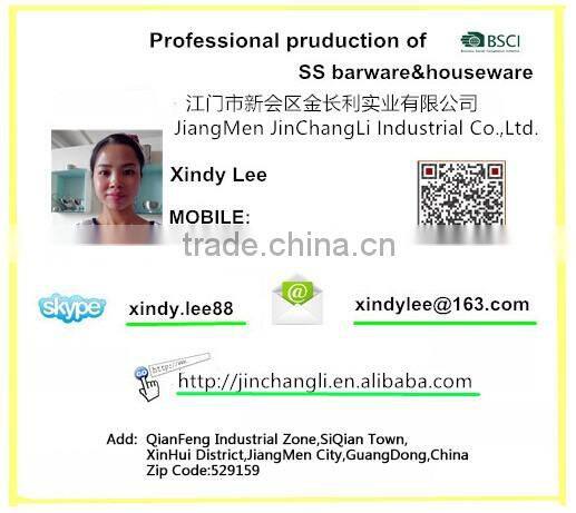 2016 Stainless Steel Modern Fruit Bowl