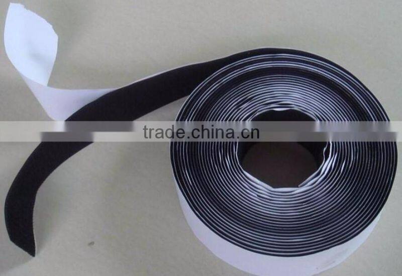 Strong sticky Self adhesive hook and loop roller back with glue