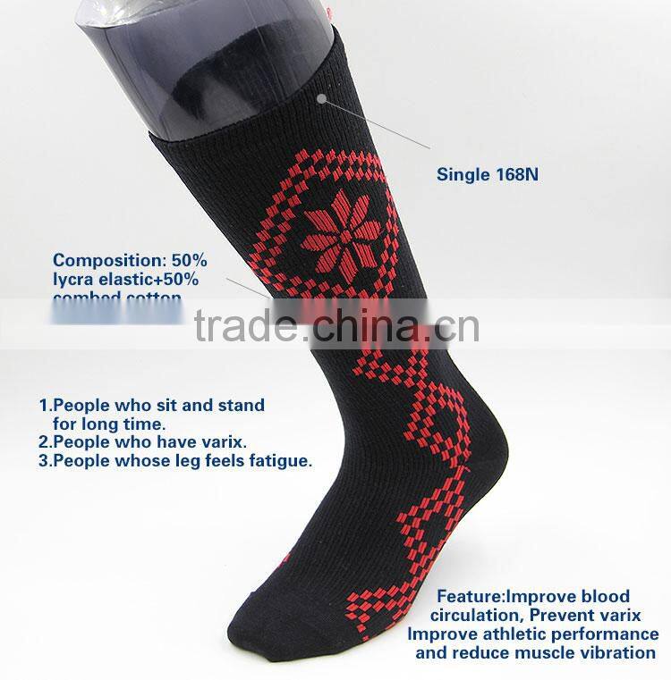 High quality sports compression knee high socks