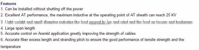 2-60 core fiber optical cable ADSS for aerial application