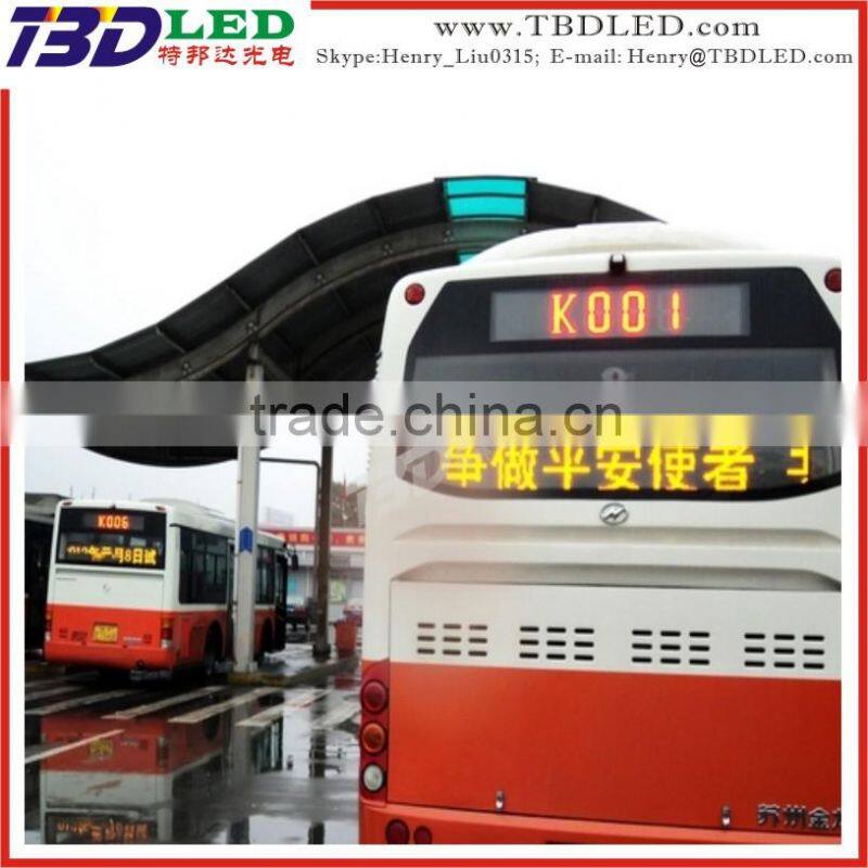 Best selling Led Flexible Programmable Display led car display/message moving led taxi display