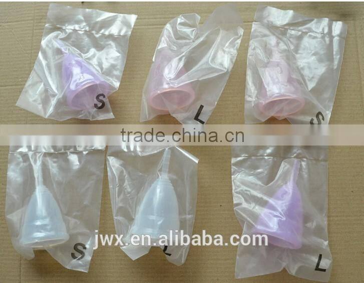 Reusable silicone Menstrual Cups for lady