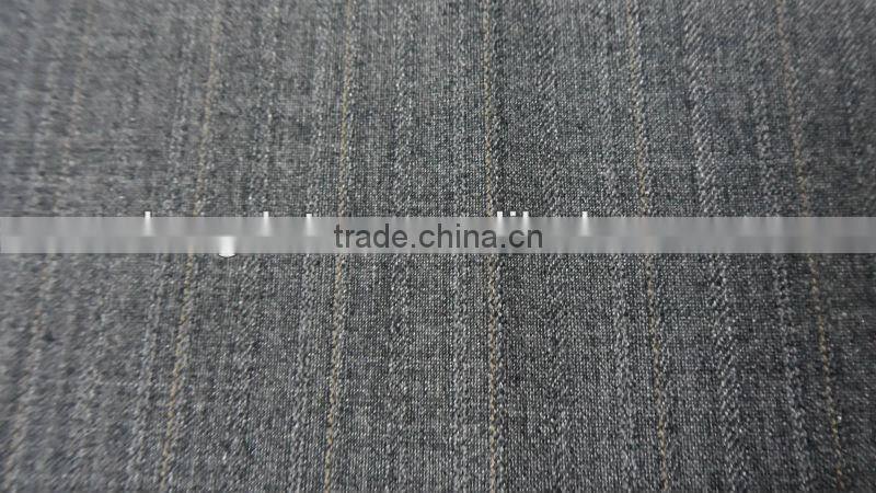 viscose and polyester stripe coat pant men suit