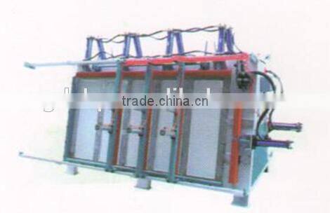 Wood door frame assembly machine