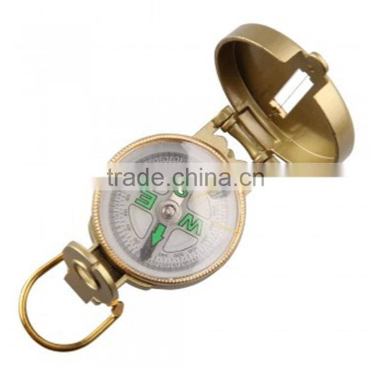 outdoor camping hiking pocket mini foldable lensatic compass
