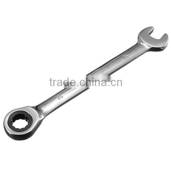 1pc Reversible Combination Stubby Ratchet Wrench Ratcheting Socket Spanner AR-76