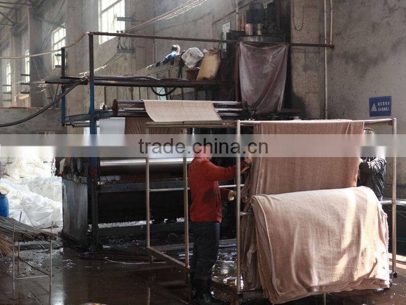 2015 professional polyester solid faux fur fabric