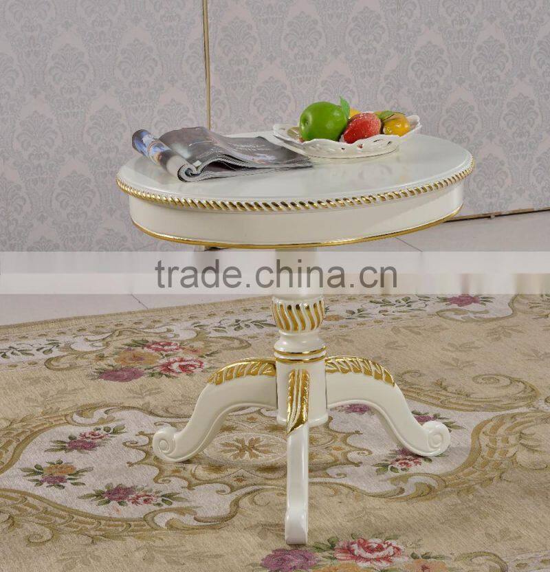 Italian antique style gold leaf baroque dining chair luxury white wedding chair