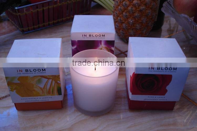 Hot sale for decoration gift box scented soy candle