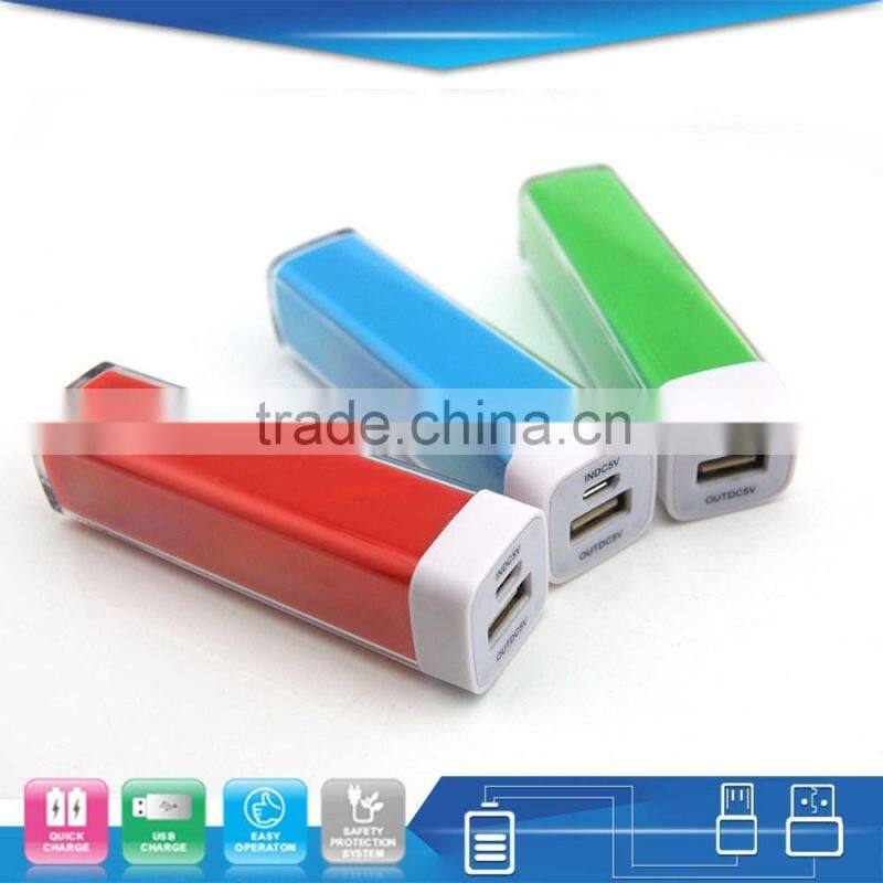 2200mAh Power bank - Lipstick-sized High Capacity Portable Charger External Battery Power Bank
