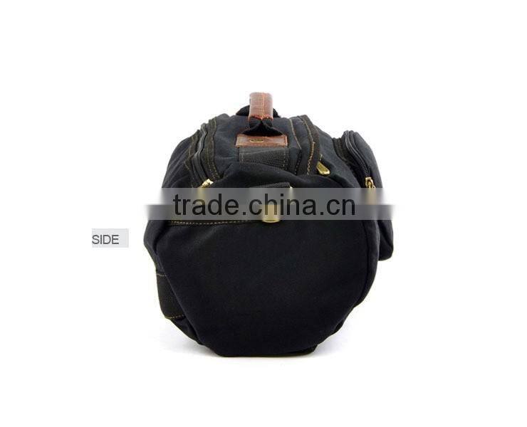 Factory OEM promotion canvas travel sport shoulder bag