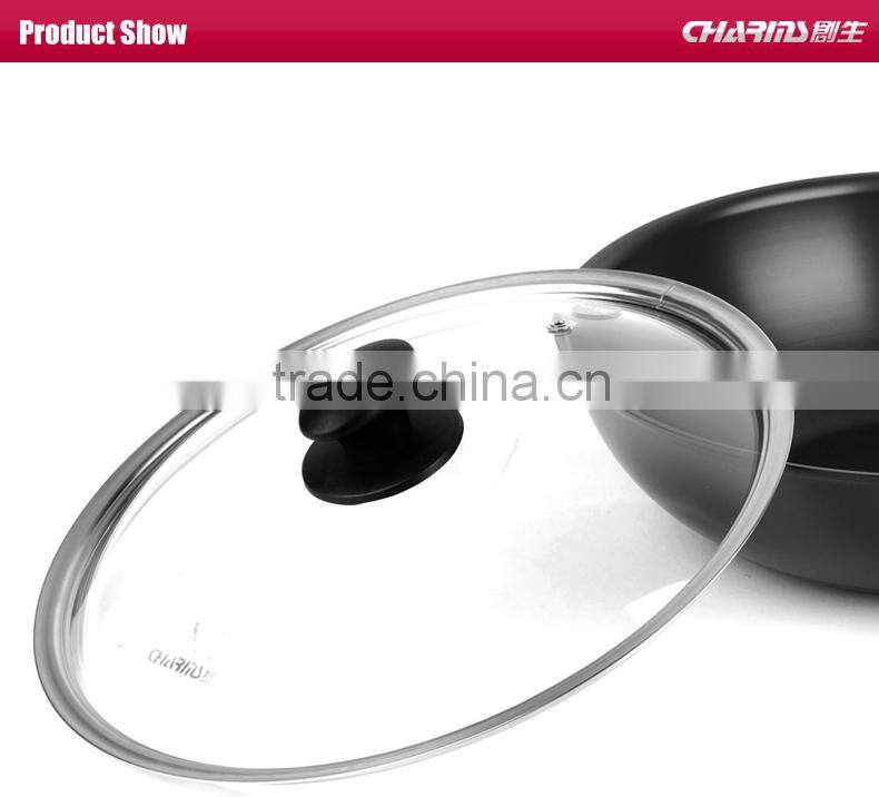 Charms stainless steel wok set