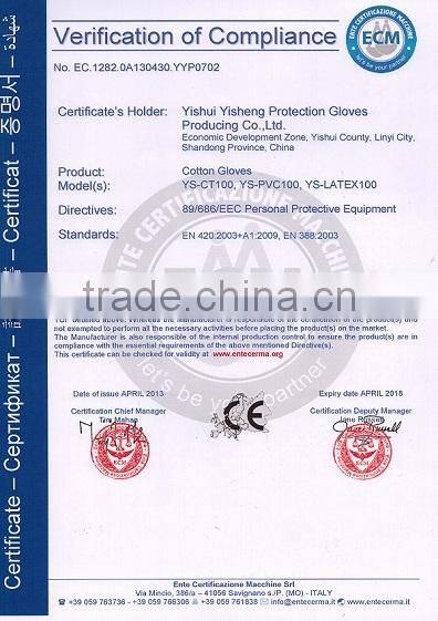 Cheap price disposable nitrile glove/nitrile coated glove