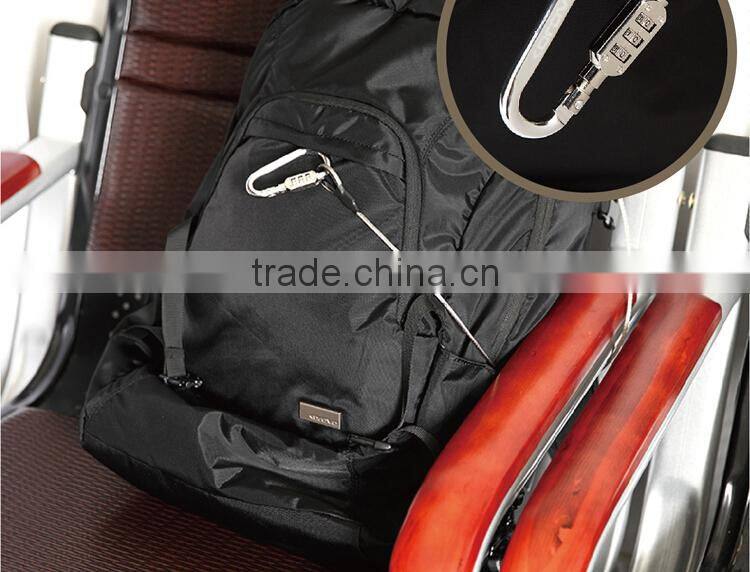 2015 Alibababa China Wholesale Anti-theft Black hiking / school/Sport Backpack
