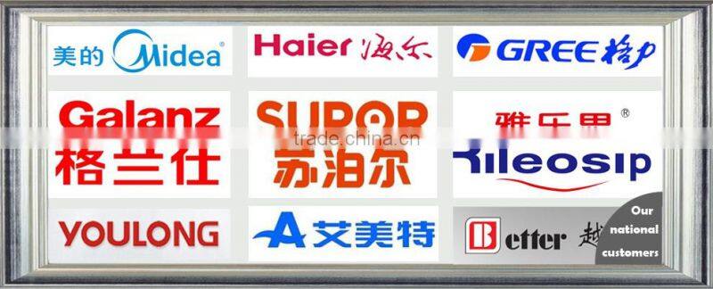 square oven lamp ceramization glass factory in china