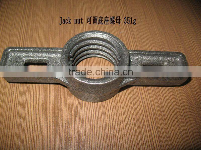 Scaffolding 830g Screw Jack base Nut Wing Nut 220mm