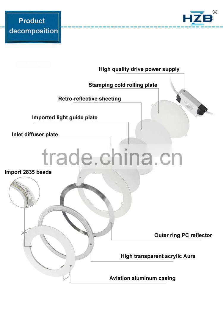 modern design round recessed 3w mini led ceiling light 2700k-6800k