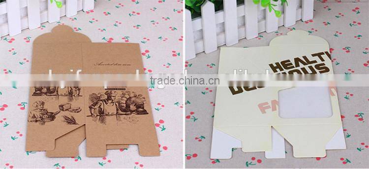 Handmade Feature and Art Paper wedding candy box with window