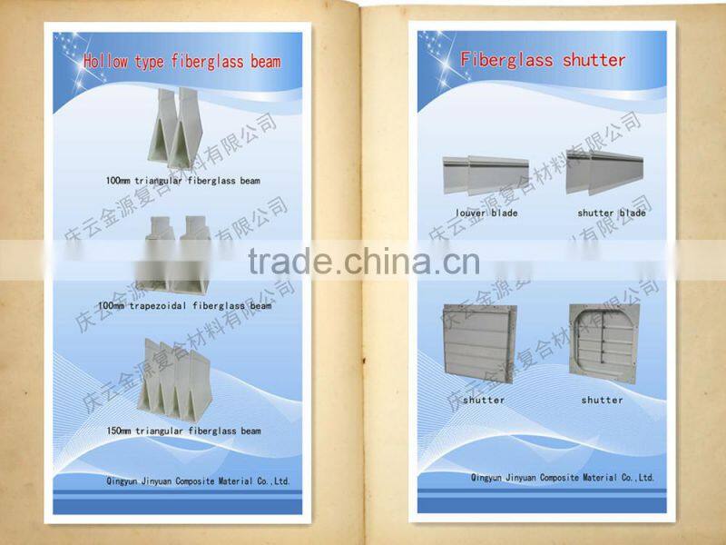 High quality 100mm oval hollow fiberglass support beam for pig/poultry/livestock farms, support beams for construction