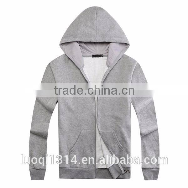 Custom Printed Cheap Hoodies Sweatshirts OEM Men's Plain Zip Up Fleece Hoody Jacket
