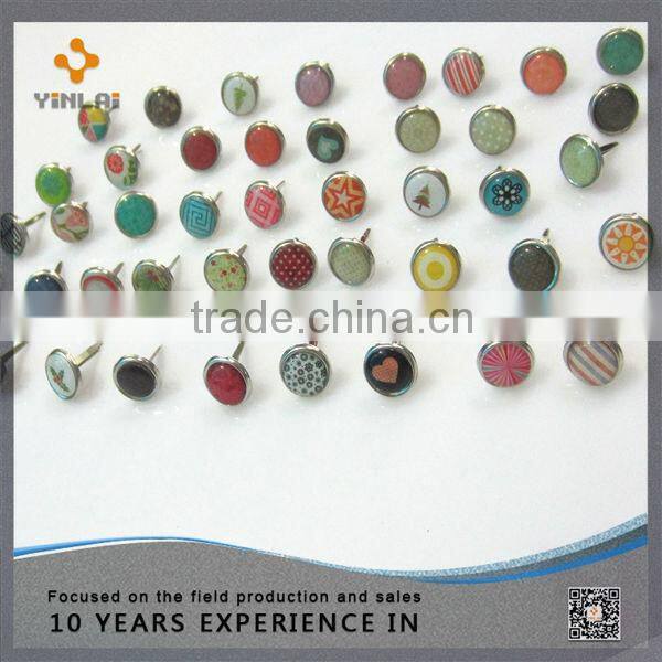 18mm round pearl brads