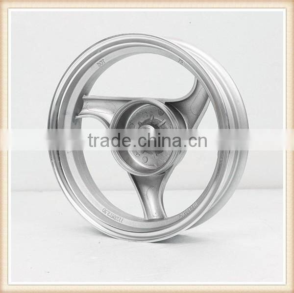 12 inch motorcycle aluminum alloy wheel rim, rear wheel with drum brake