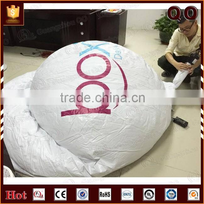 Different material select inflatable helium beach ball wedding decoration remote control light balloon