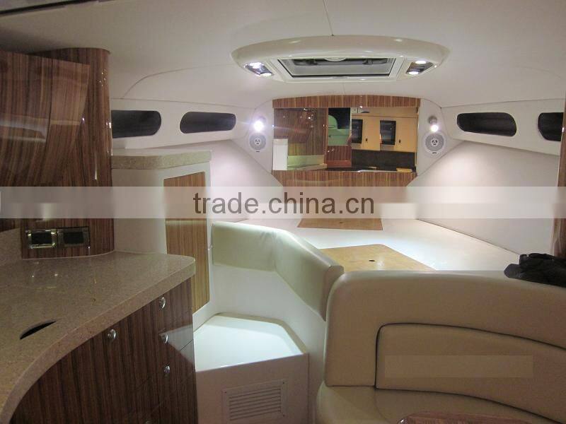 waterwish QD 36 fiberglass luxury pleasure yacht boat