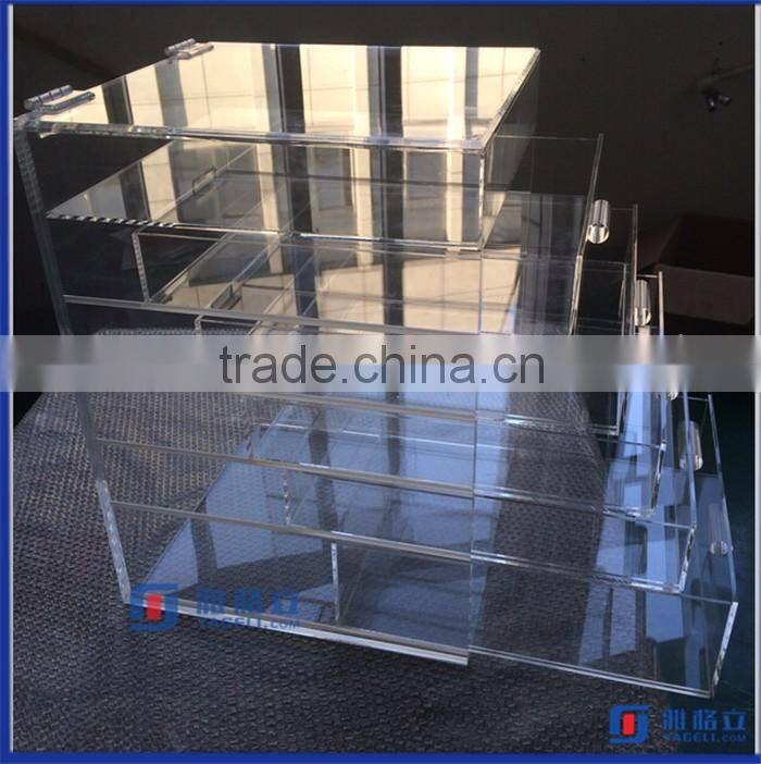 trade assurance factory wholesale crystal acrylic makeup organizer