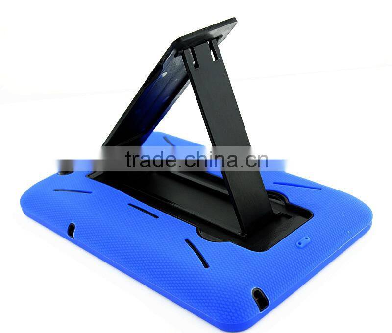 Robot stand hybrid case for Google Nexus 7inch tablet cover