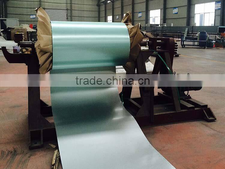 High quality aluminum zinc plate colorful stone coated metal roof tile machine, tile making machine for ecological