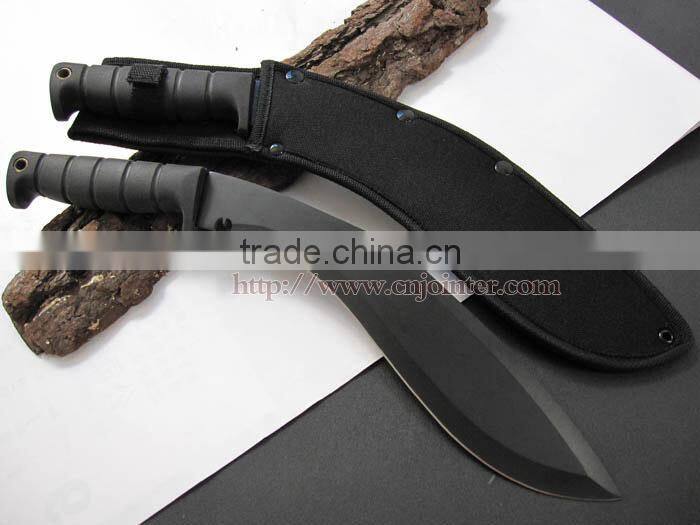 Black Hunting knife Kukri Machete Knife JOT081C