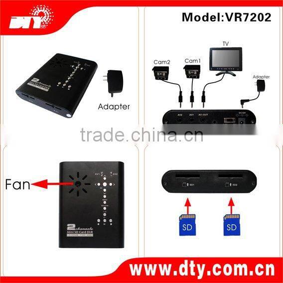 2 ch mini dvr- car dvr/ bus dvr