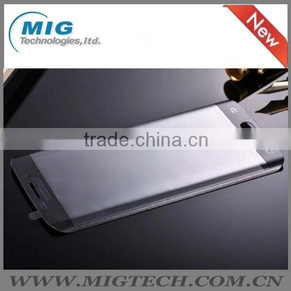 glass screen protector, Curve Tempered glass film For Samsung S6 edge, For Samsung galaxy S6 edge