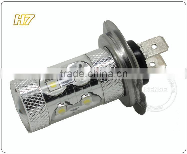 NEW 50w Large voltage range : 9-60v 7440 7443 3156 3157 H4 H7 H8 H9 H10 H16 9004 9005 9006 Car LED Fog LIGHT