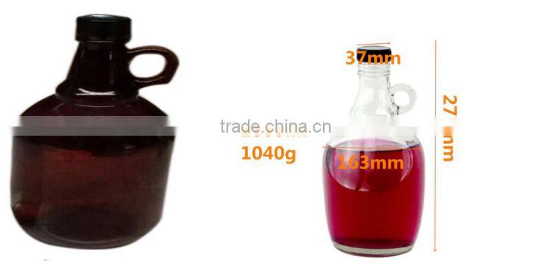 71oz High quality california wine glass bottle with cap with screw plastic lid