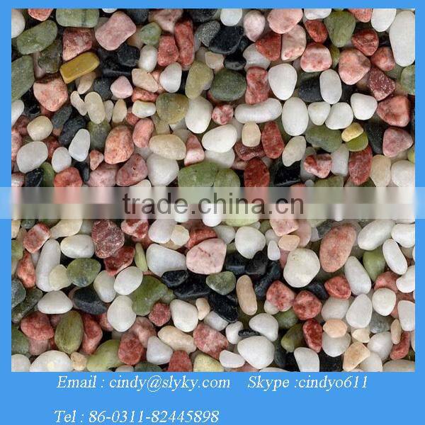 dyed colored gravel stone sand for decoration